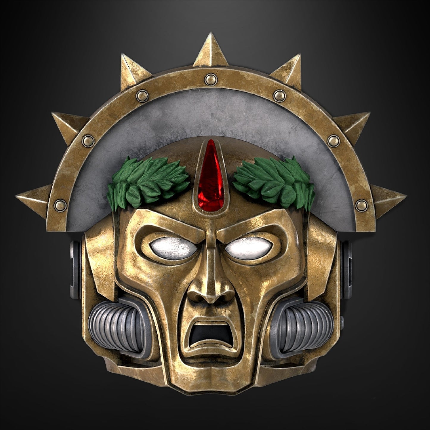 Finished painted example for Grimdark: Death Mask of the Lord Regent