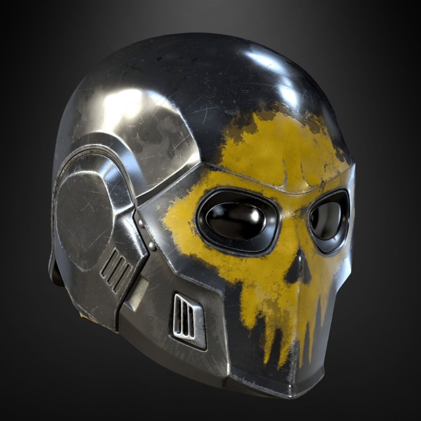 Finished painted example for Helldivers 2: Hell Bent Helmet