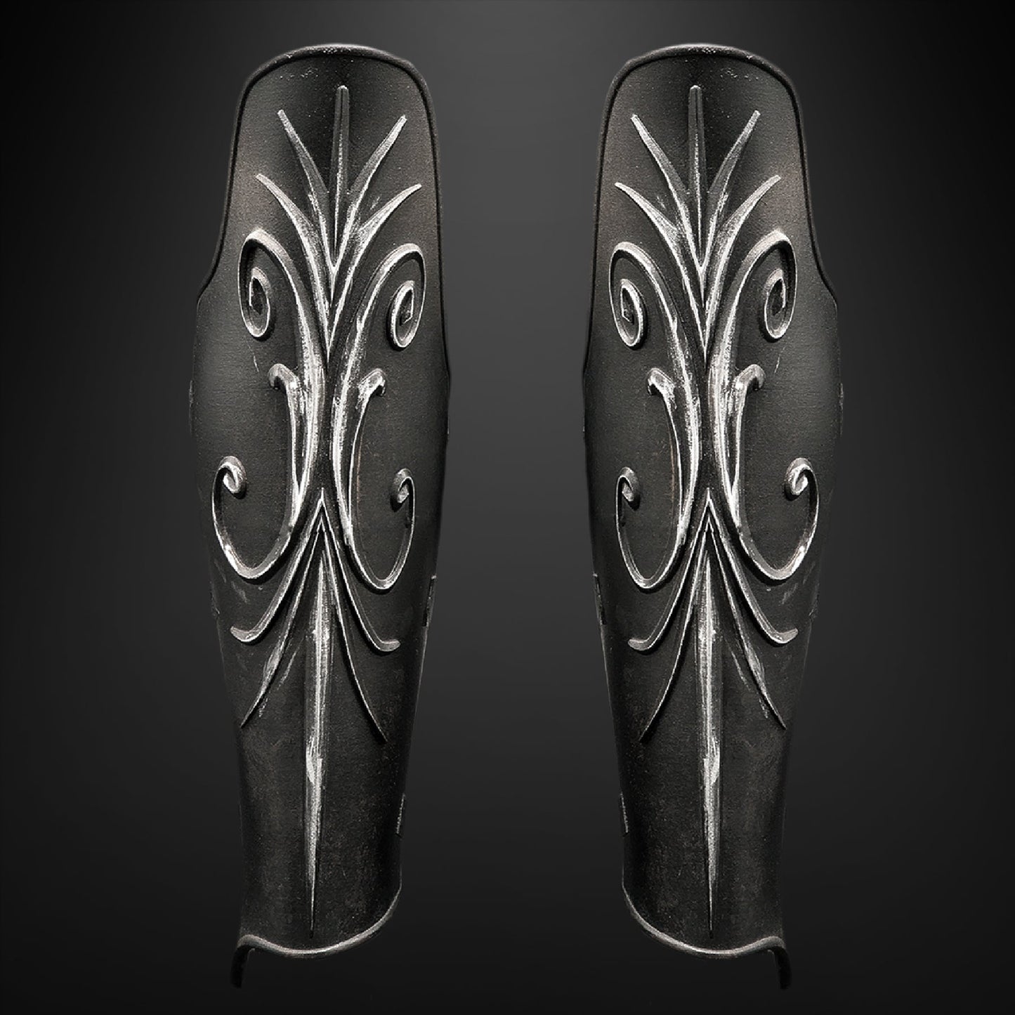Finished painted example for Gladiator: Shin Greaves / Guards