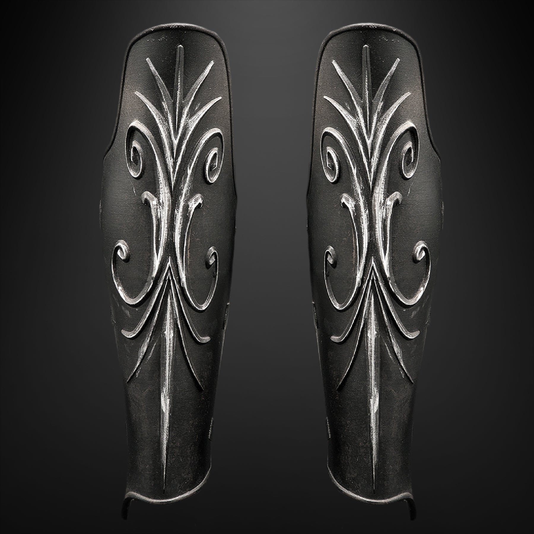 Finished painted example for Gladiator: Shin Greaves / Guards