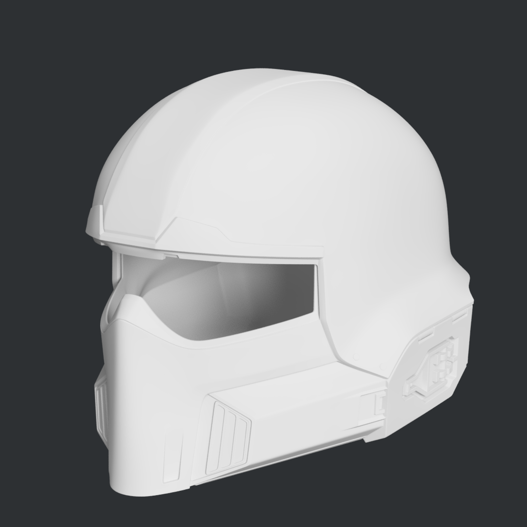 Finished painted example for Helldivers 2: B-01 Tactical Helmet