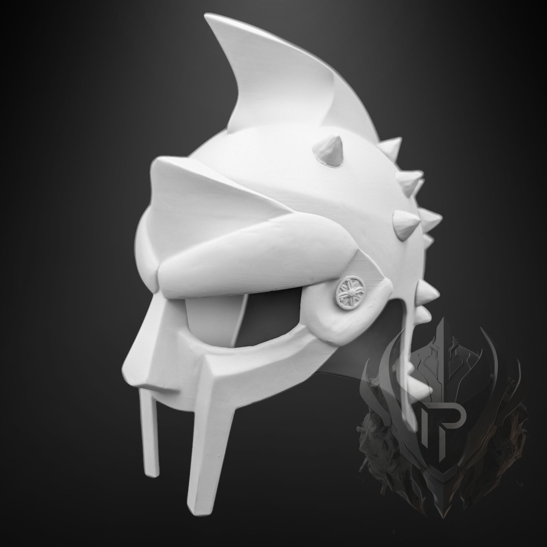 Finished painted example for Gladiator: Maximus Decimus Meridius Helmet