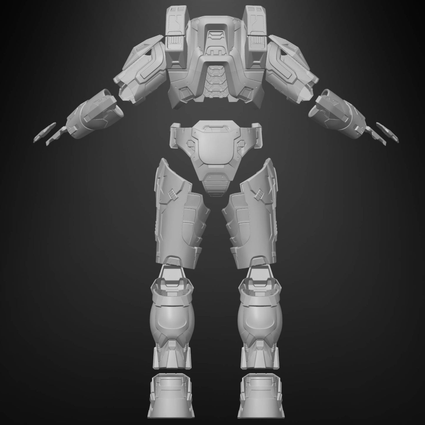 Halo 3: Masterchief MK6 Full Armour Set DIY Set - Prop or Cosplay