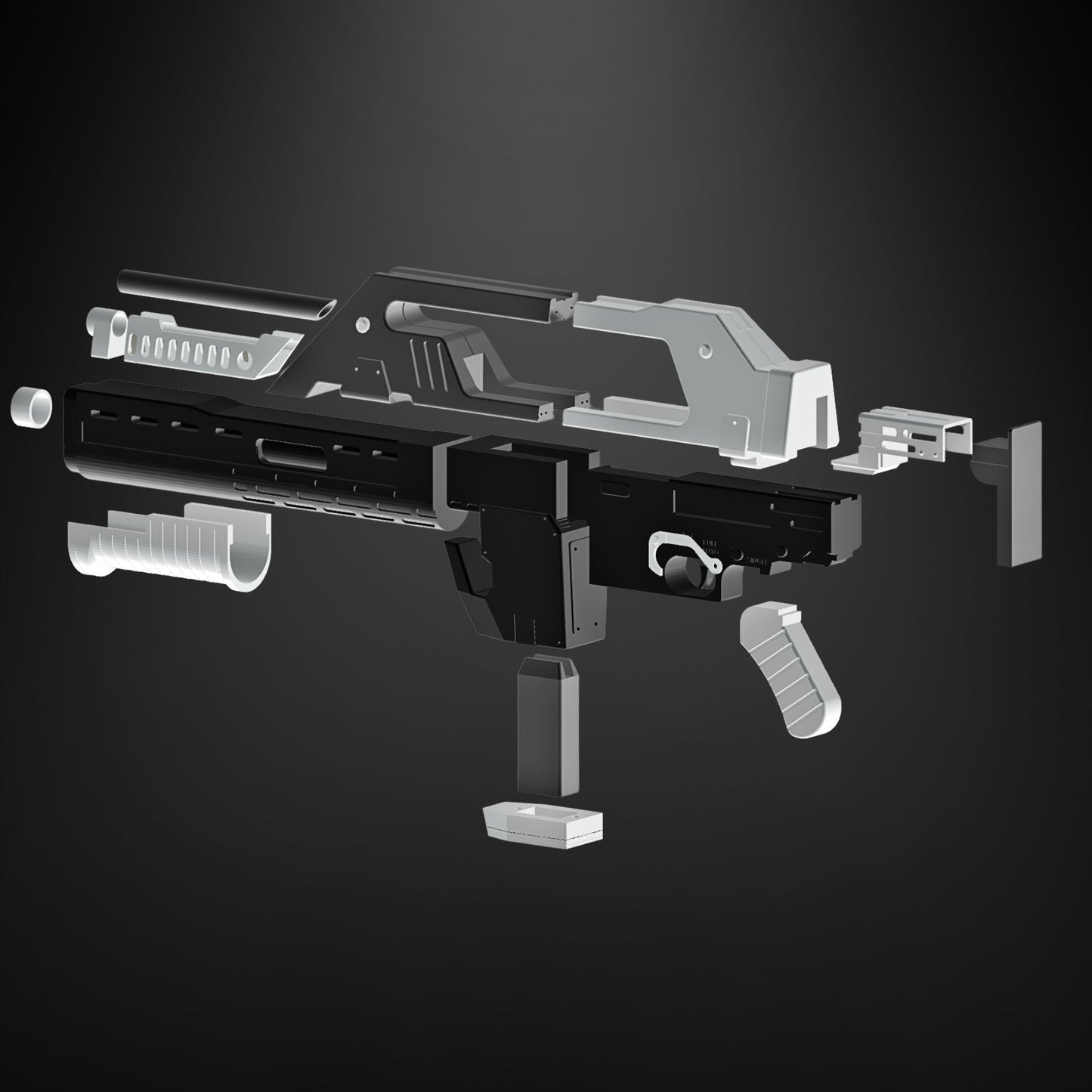 Alien: M41A Pulse Rifle - Studio Prep (Vapor Smoothed)