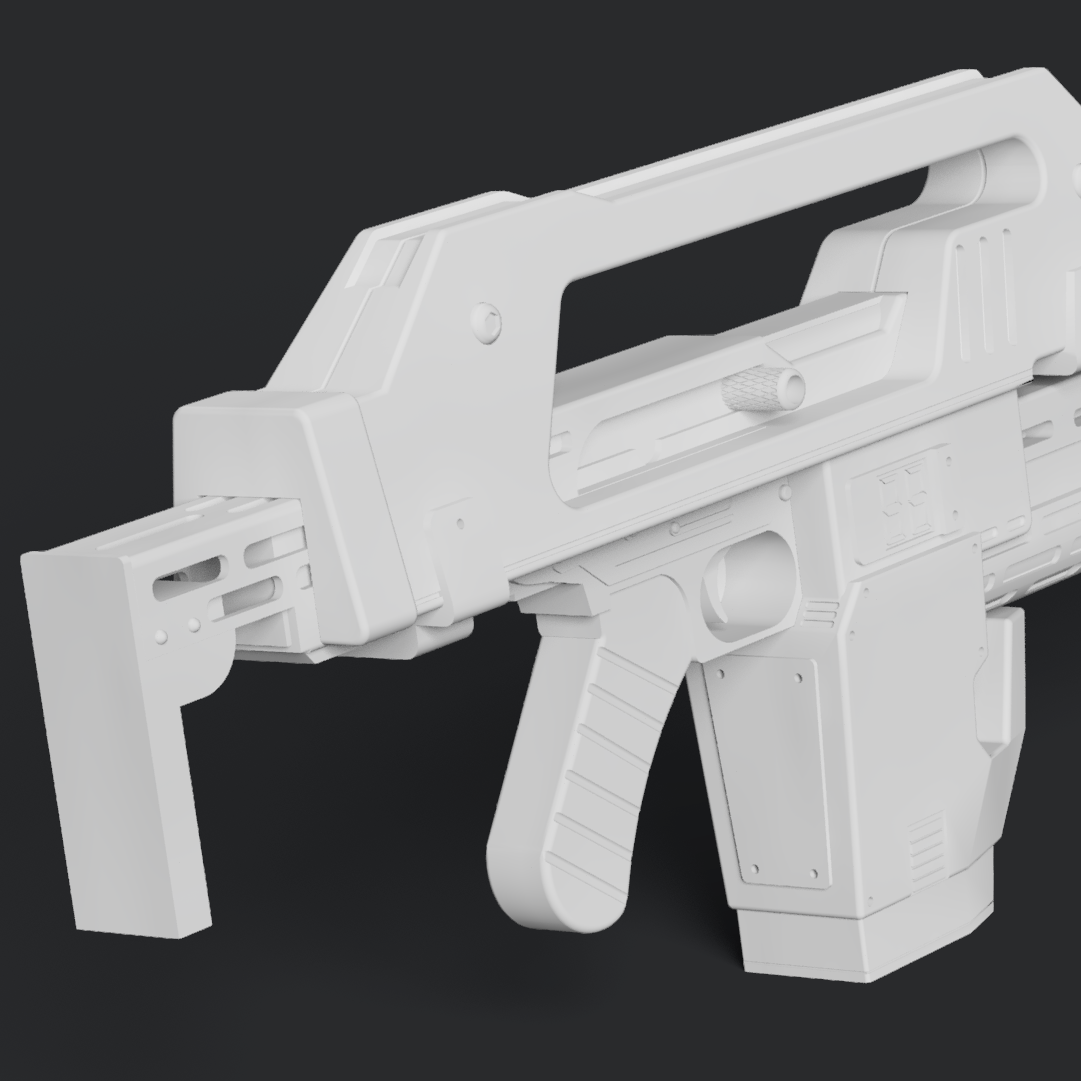 Alien: M41A Pulse Rifle - Studio Prep (Vapor Smoothed)