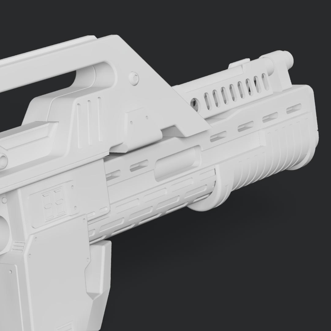 Alien: M41A Pulse Rifle - Studio Prep (Vapor Smoothed)
