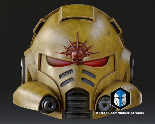 Warhammer Space Marine 2: Gravis Helmet - Prop or Cosplay