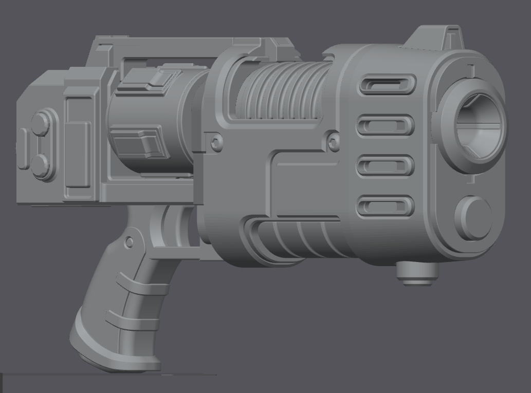 Grimdark: Plasma Pistol - Prop or Replica (DIY kit)