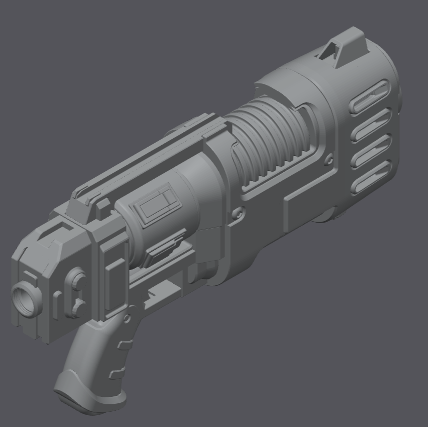 Grimdark: Plasma Pistol - Prop or Replica (DIY kit)