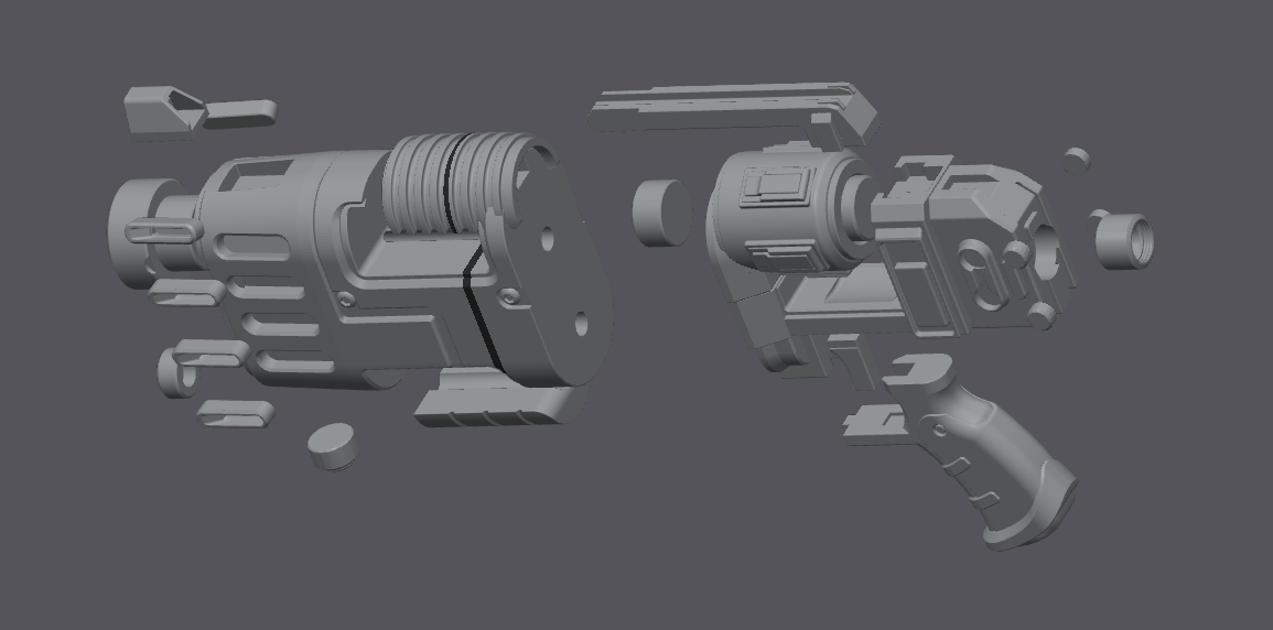 Grimdark: Plasma Pistol - Prop or Replica (DIY kit)