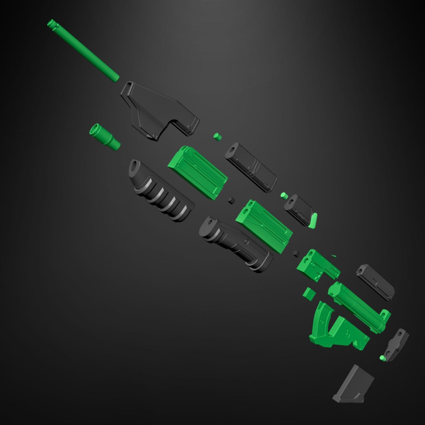 Halo 3: MA40 Assault Rifle - Studio Prep (Vapor Smoothed)