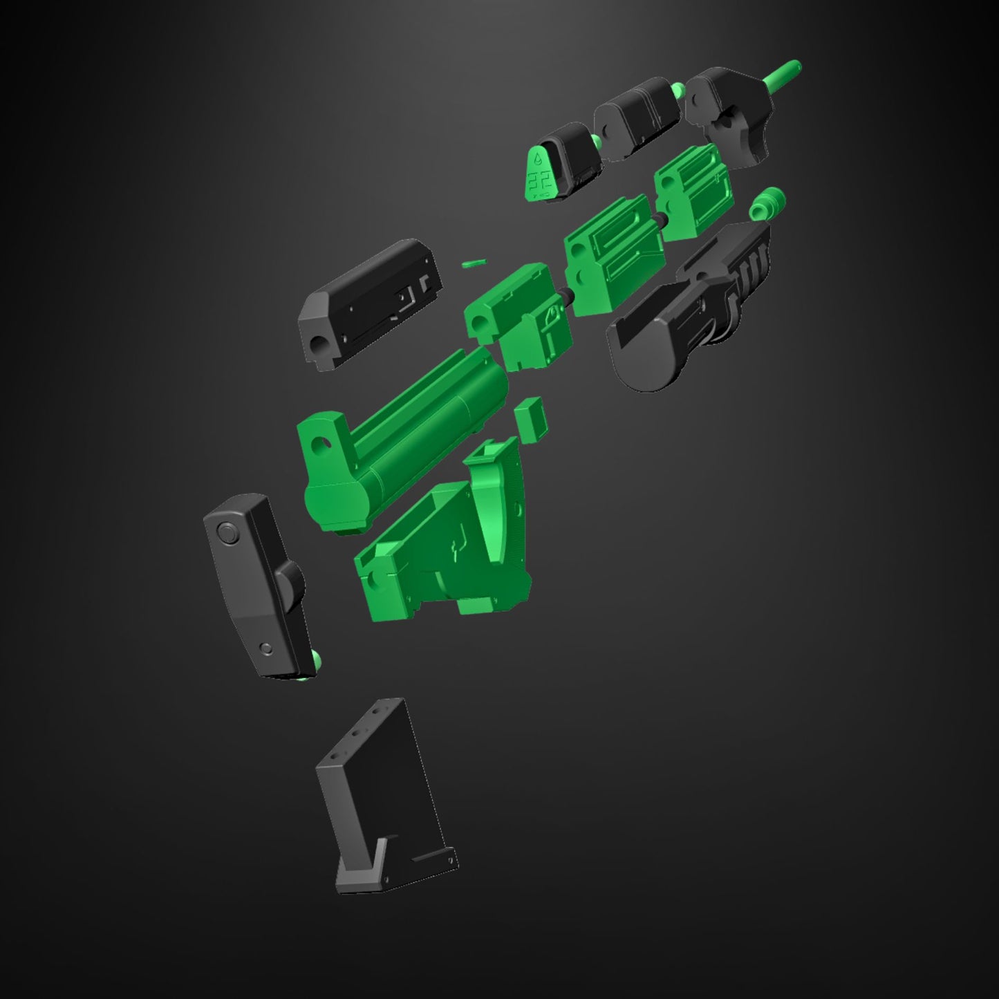 Halo 3: MA40 Assault Rifle - Prop or Replica (DIY KIT)