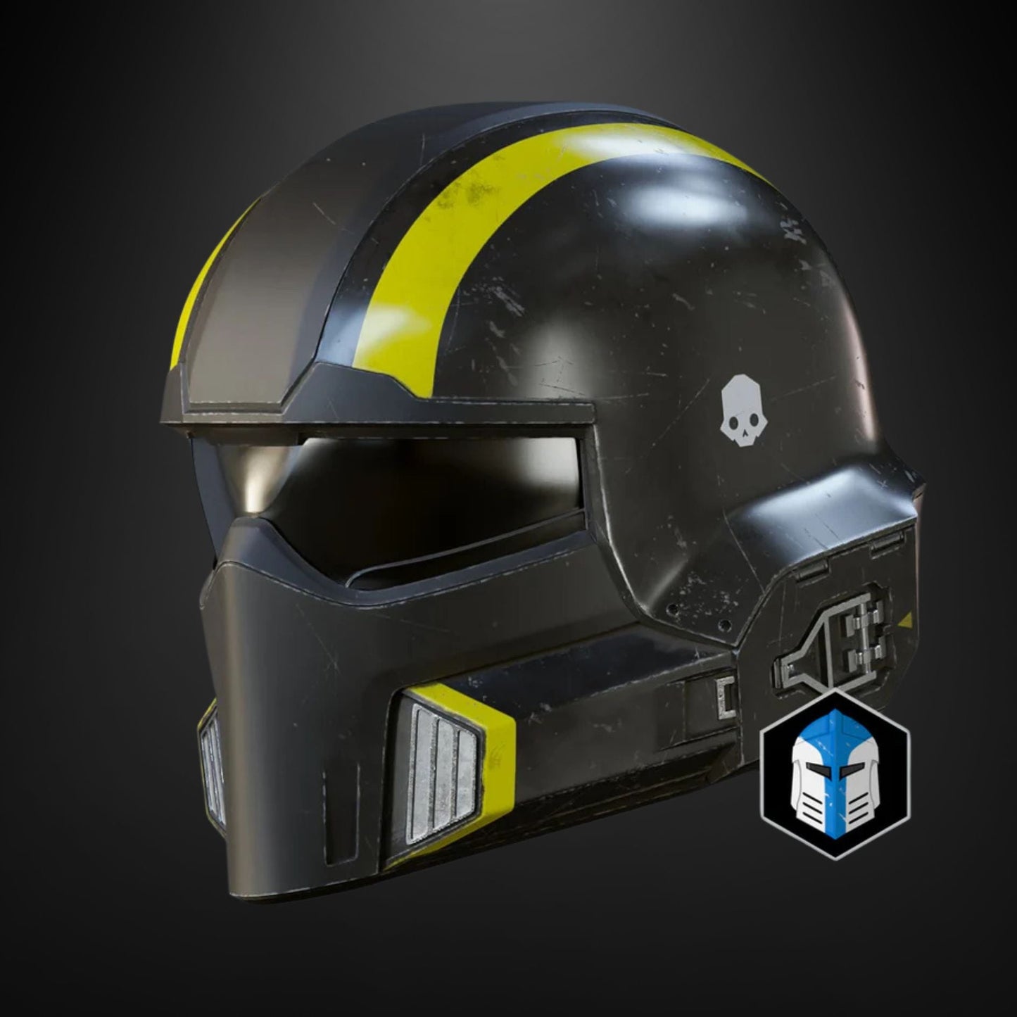 Helldivers 2: B-01 Tactical Helmet - Studio Prep (Vapor Smoothed)