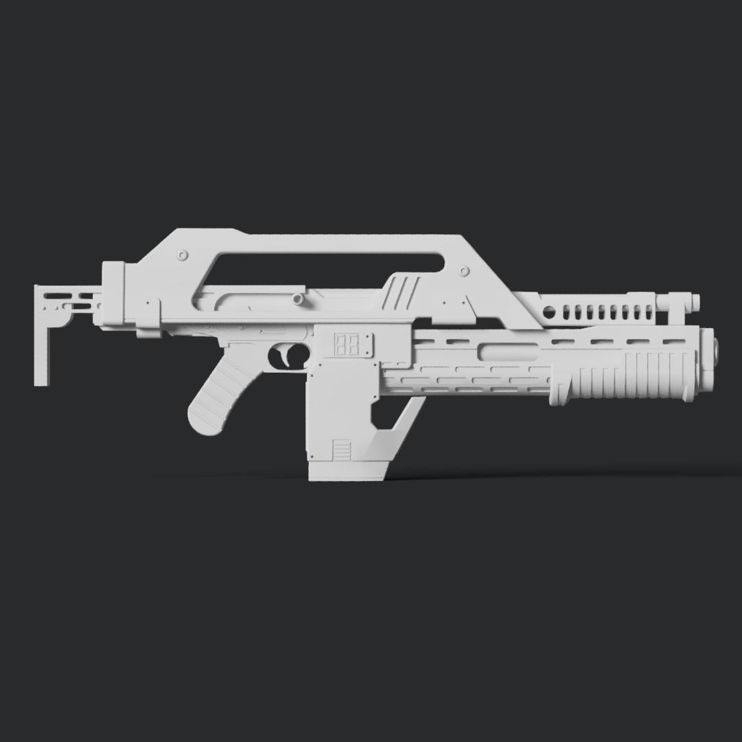 Alien: M41A Pulse Rifle - Studio Prep (Vapor Smoothed)