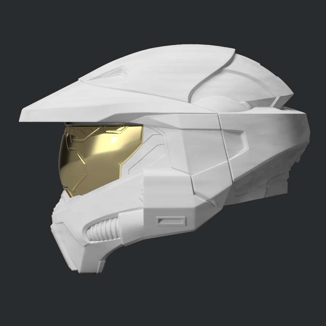 Halo 3: Master Chief Helmet MK6 - Studio Prep (Vapor Smoothed)