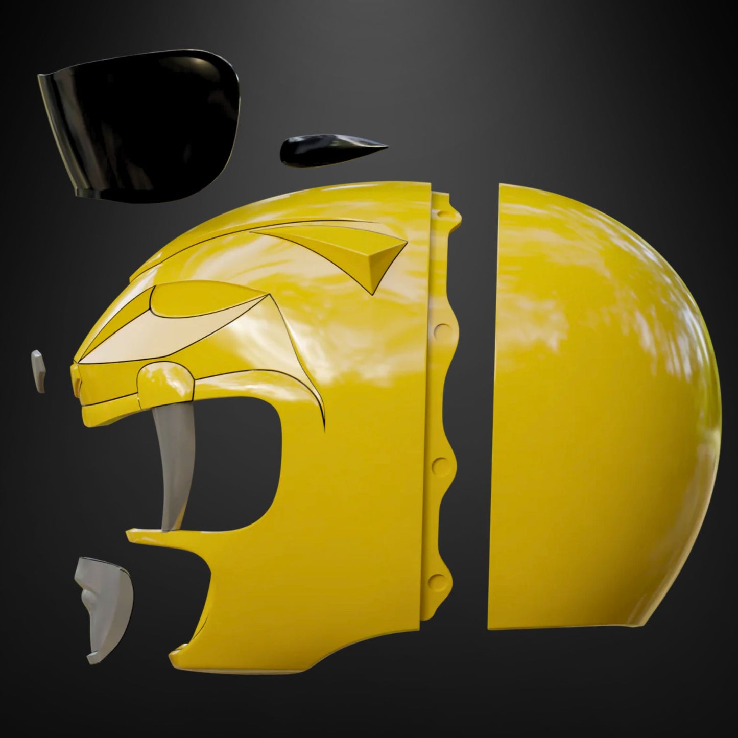 Power Rangers (MMPR): Yellow Ranger Helmet - Prop or Cosplay