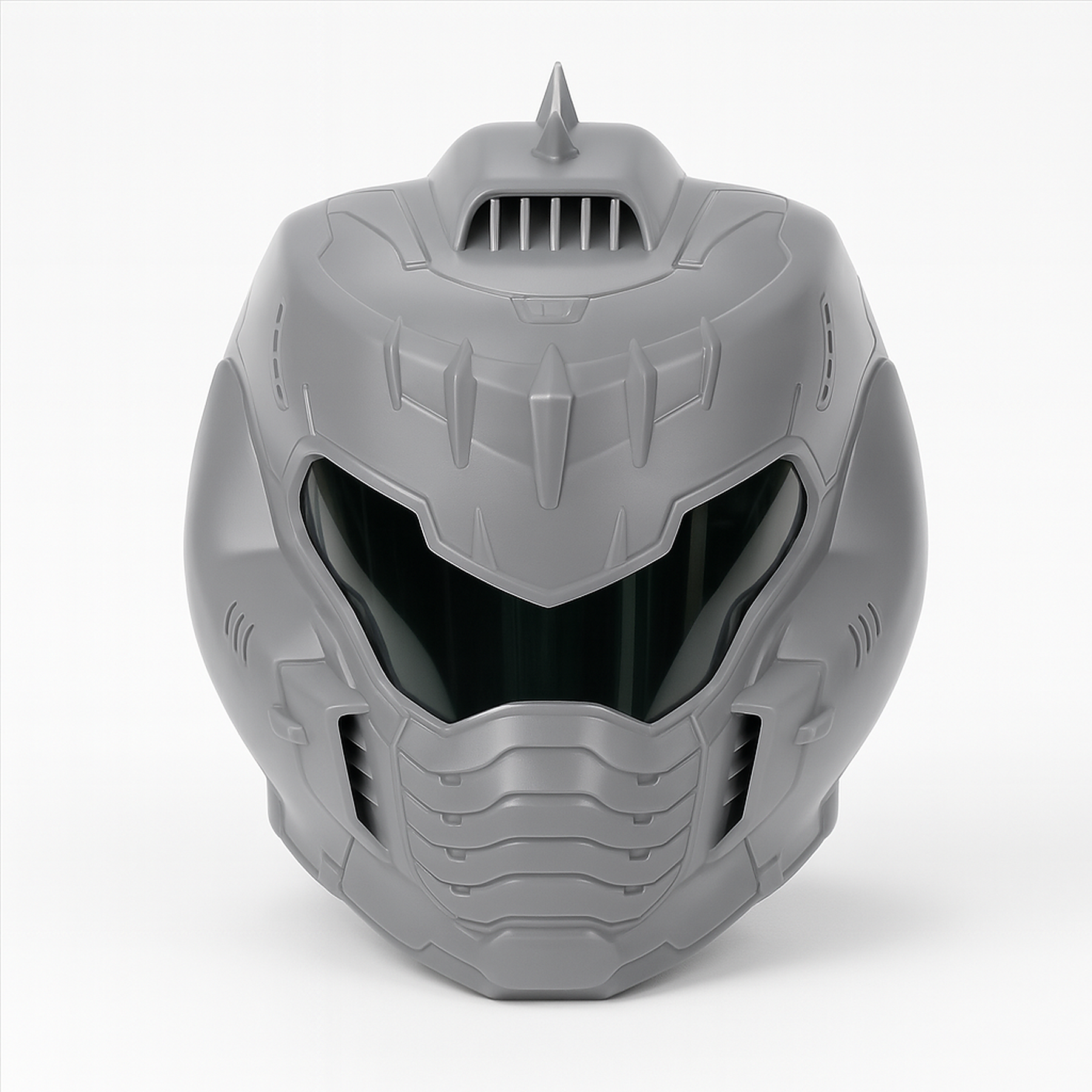 Assembled vapour-smoothed Build Kit hero image for Doom: The Dark Ages Slayer Helmet