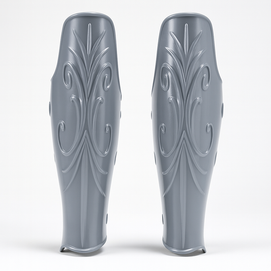 Assembled vapour-smoothed Build Kit hero image for Gladiator: Shin Greaves / Guards