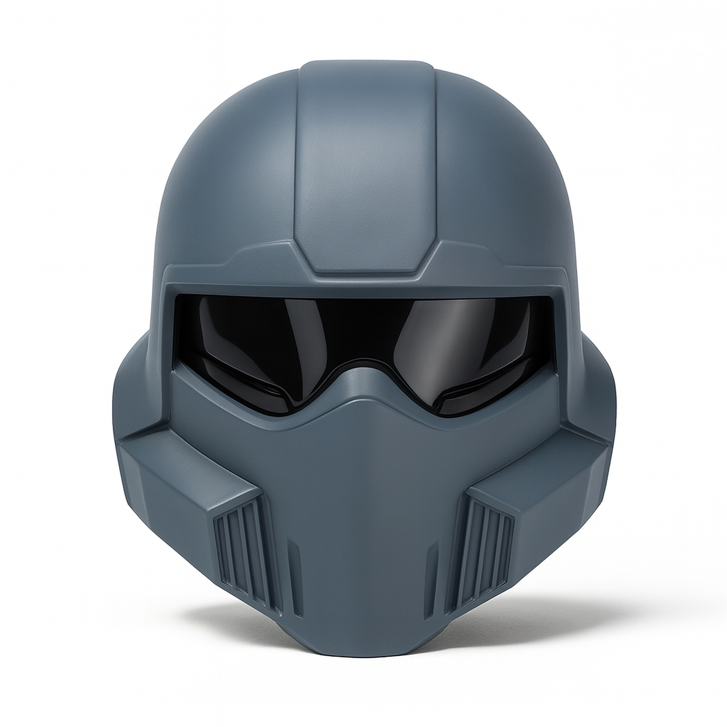 Assembled vapour-smoothed Build Kit hero image for Helldivers 2: TR-7 Ambassador Helmet