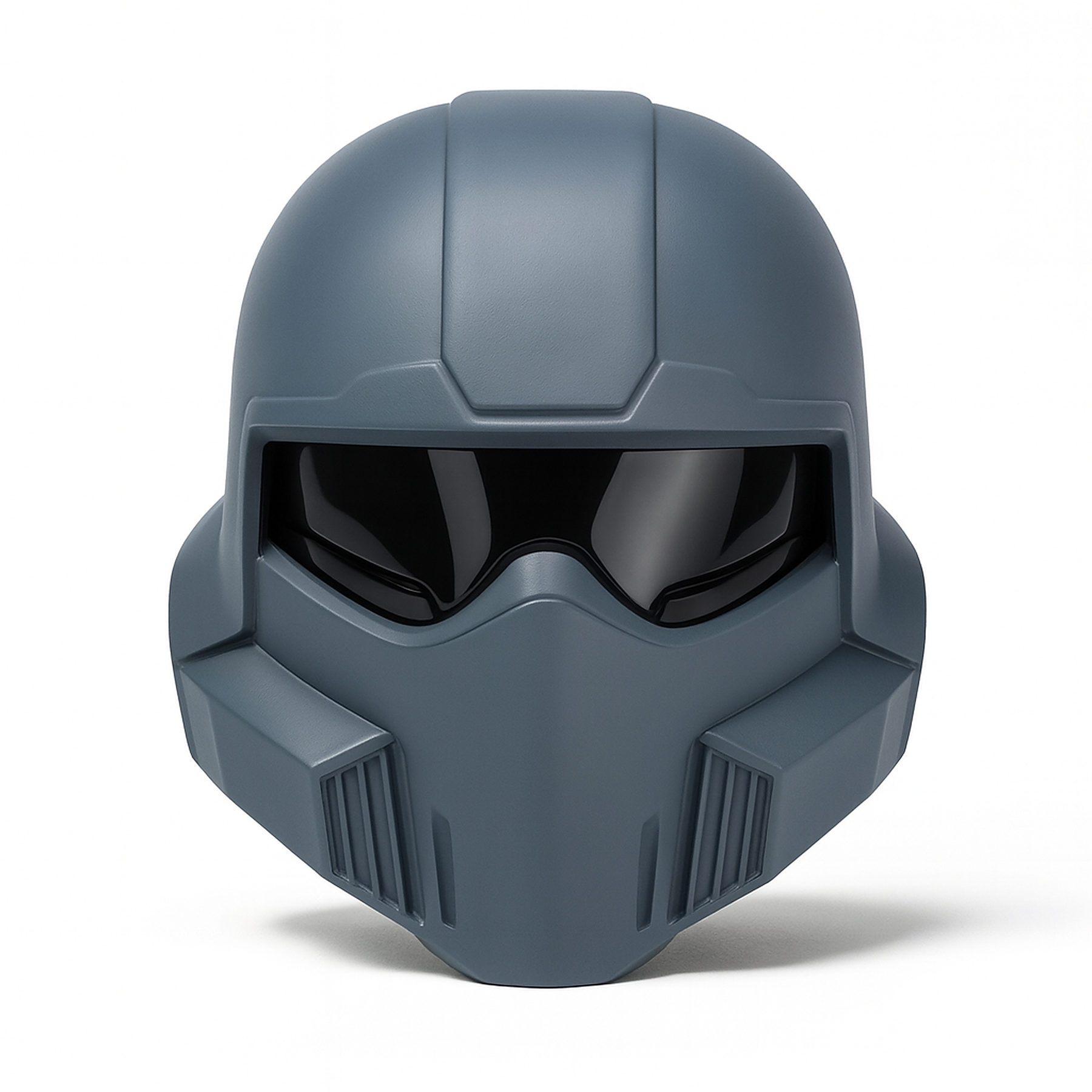 Assembled vapour-smoothed Build Kit hero image for Helldivers 2: TR-7 Ambassador Helmet