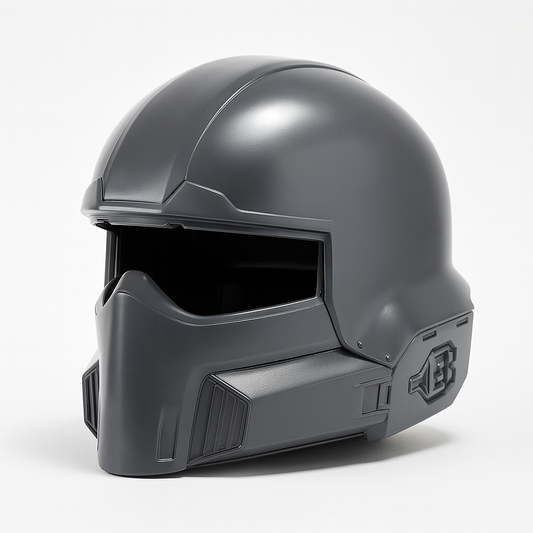 Assembled vapour-smoothed Build Kit hero image for Helldivers 2: B-01 Tactical Helmet