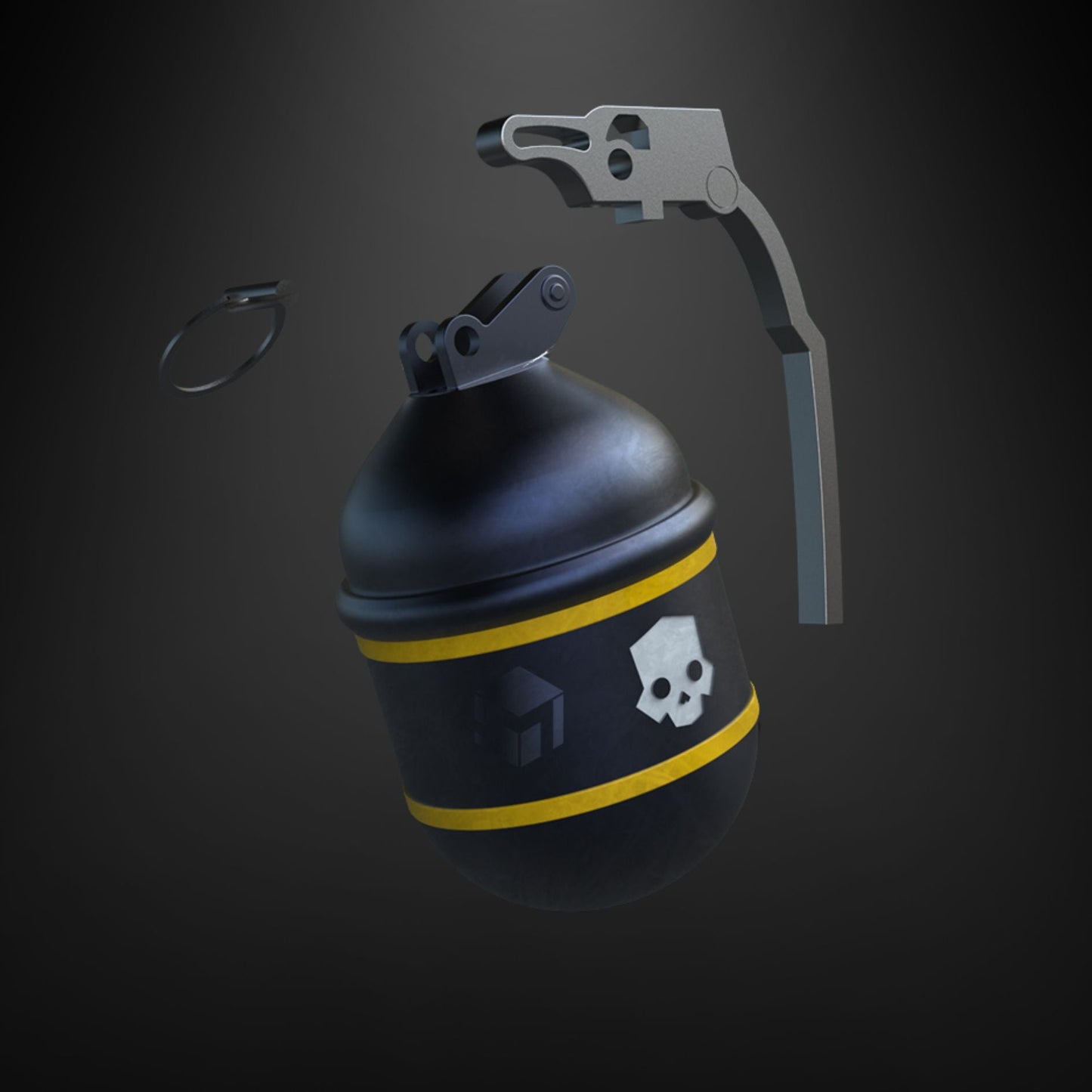Helldivers 2: G6 Frag Grenade with functional pin